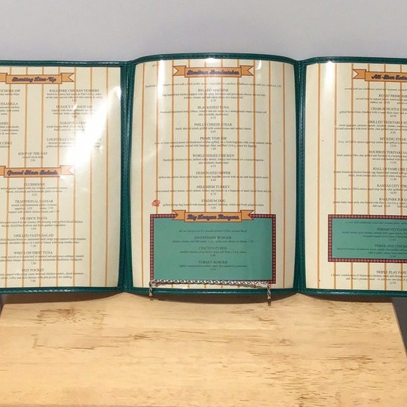 Pete Rose Cafe‎ Menu - Picture 2 of 8